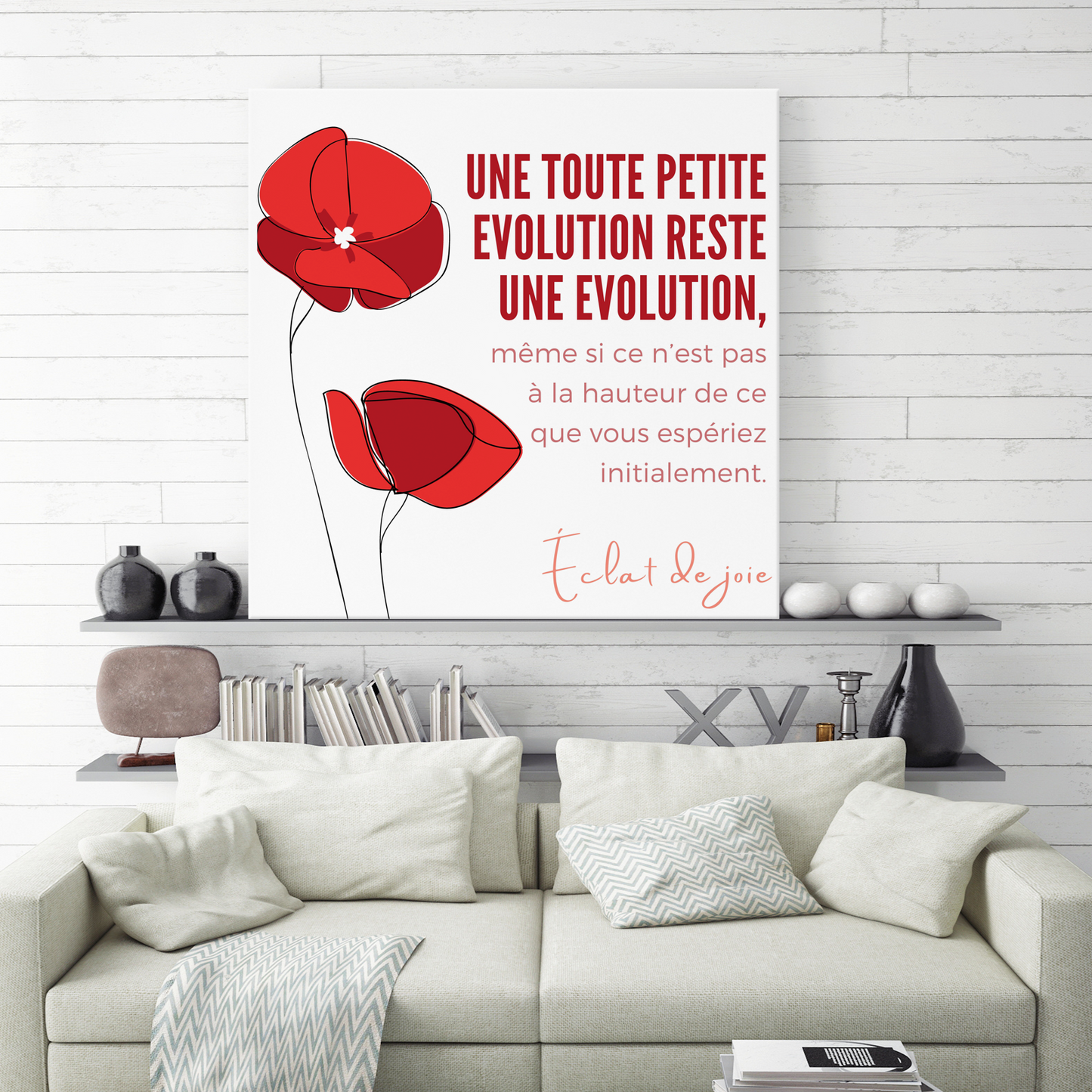 Une toute petite évolution reste une évolution.