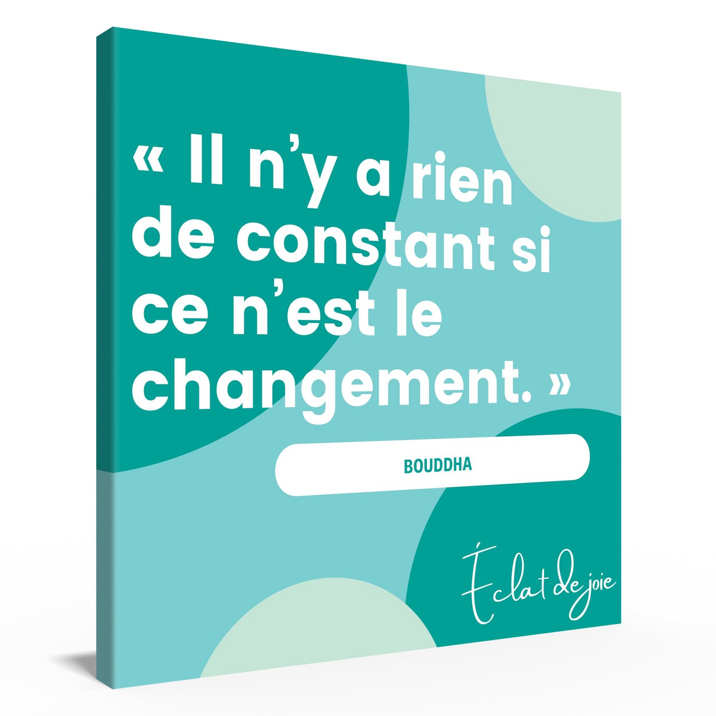 Il n'y a rien de constant si ce n'est le changement